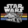 thumbnail image 2 of Men's Star Wars: A New Hope Millennium Falcon 77' Vintage Stripes Sweatshirt, 2 of 3