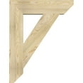 thumbnail image 3 of Ekena Millwork 6"W x 28"D x 36"H Traditional Slat Rough Sawn Bracket, Douglas Fir, 3 of 4