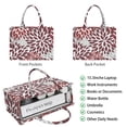 thumbnail image 2 of Large Capacity Tote Bag,Red Floral and Petal Pattern Handbag Fashion Luxury Tote Bag,15.7"x13"x 5.1" Inches,Laptop Compatible, 2 of 6