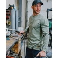 thumbnail image 2 of Men's Pigment Dyed Long Sleeve Henley | CAT® WORKWEAR, 2 of 4