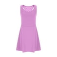 thumbnail image 7 of Mgmyaa Girls Sleeveless Tennis Dress Kids Racerback Golf Dress School Sports Dresses Outfit, 7 of 7