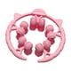 thumbnail image 5 of Rodillo de masaje, rodillo muscular, 20 ruedas, abrazadera circular para piernas, masajeador de piernas para muslos, brazos y pantorrillas. Rosa, 5 of 8