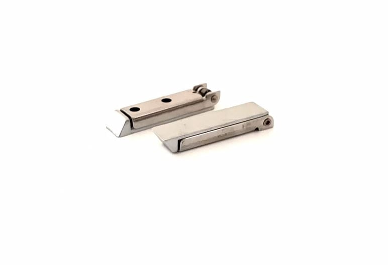 JR Products 10245 - Silver Stainless Steel Square Door Catches