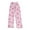 Red_15N^908, variant on Bow Printed Home Pajamas Bottoms for Women Elastic Waist Wide Leg Lounge Bottoms Ladies Pajamas Bottoms Winter Cute Print Lounge Pants Red M