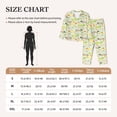 thumbnail image 4 of Fotbe Dachshund Dog Puppy Conjunto de Pijama de Manga Larga para Mujer con Estampado, Ropa de Dormir de 2 Piezas, Conjunto de Casa Suave y Cómodo con Bolsillos-X-Large, 4 of 7