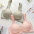 thumbnail image 3 of Bras For Women Full Coverage Front Closure Comfy Bras Plus Size Front Button Wireless Bras, 3 of 3