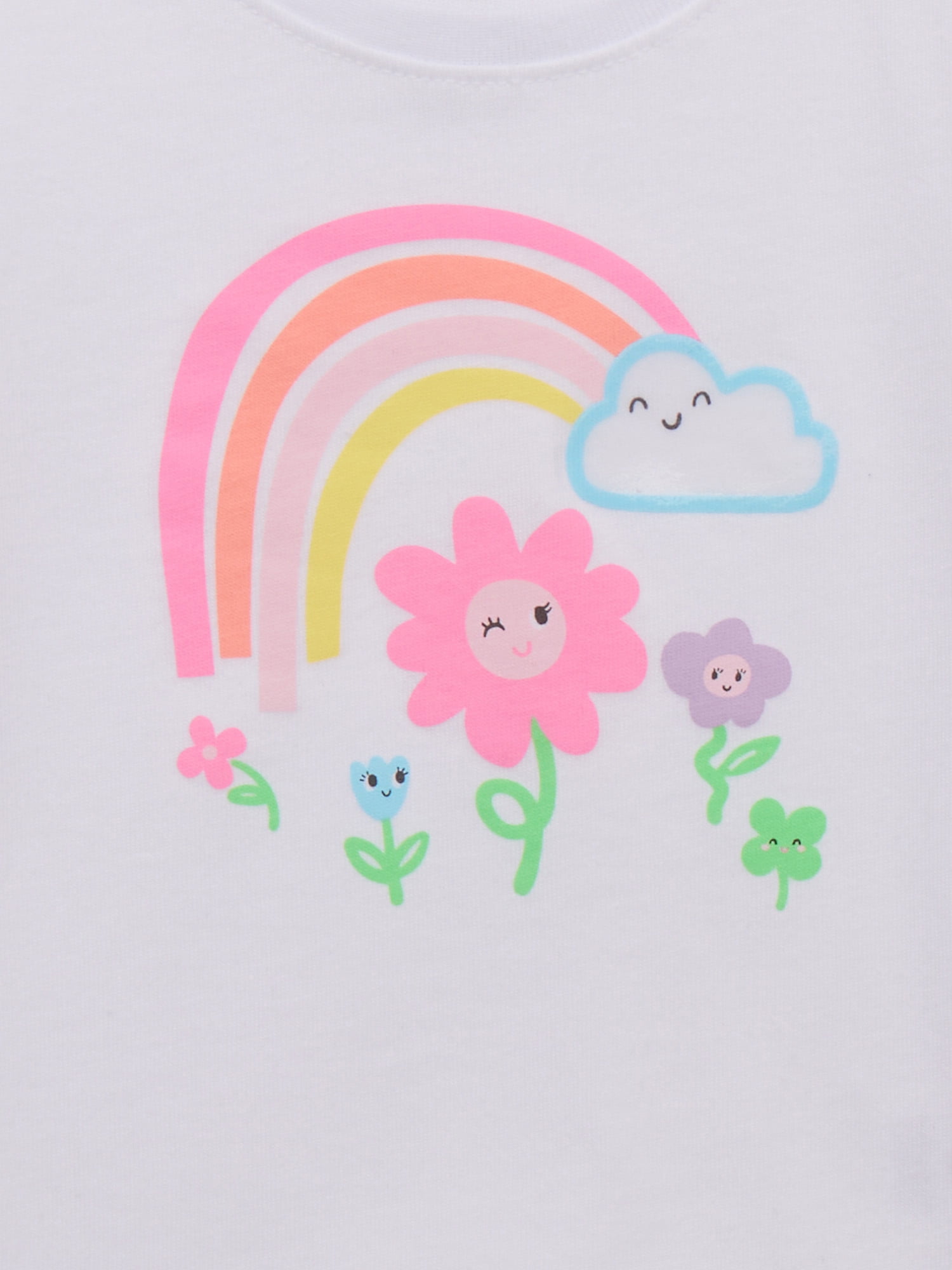 Garanimals Baby Girl Graphic T-Shirt with Short Sleeves, Sizes 0M-24M
