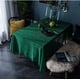 thumbnail image 2 of Nvzi Mantel de encaje de algodón hecho a mano con borlas rectangulares para mesa de cocina, comedor, decoración de mesa, 55 x 70 pulgadas (verde), 2 of 5