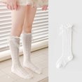 thumbnail image 7 of Karoyedx Toddler Girls Socks Knee High Socks for Girls Seamless Knee Socks Cable Knit Uniform Socks Cotton Long Socks Kids Dress Socks Pink Size,6-8 Years, 7 of 7