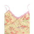 thumbnail image 5 of Women’s Fashion Flower Print Camisole Sexy Lace Stitching V-neck Slimming Exposed Navel Top, 5 of 8