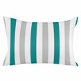 thumbnail image 2 of Bronze Grey Stripe Pillow Covers 20x30 Inch Queen Size, Modern Farmhouse Vertical Striped Decorative Pillowcase with Zipper, Microfiber Breathable Pillowcases for Sofa Bed Living Room, 2 of 9