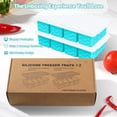 thumbnail image 7 of Lake Blue Silicone Freezer Molds 2-Pack 1-Cup Container Style Meal Prep & Food Storage, 7 of 7
