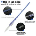 STONCEL Glass Dip Pen Set, 16Pieces Calligraphy Pens Set 12 Color
