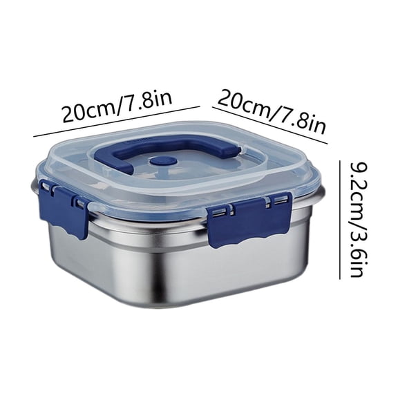 Lunch Box for Women Stainless Steel Bento Box Fresh Keeping Box Household Sealed Storage Portable Picnic Fruit Lunch Box Refrigerator Storage Box Food Containers for College,Dorm,Office