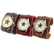 thumbnail image 1 of reloj de pulsera,Reloj vintage Reloj de pulsera estilo punk,Pulsera de reloj de pulsera antigua de moda,Reloj de pulsera de correa ancha retro,Brazaletes de cuero PU Big Dial Regalo Salvador reloj de pulsera, 1 of 5