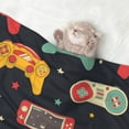 thumbnail image 2 of Pofeuu Retro Video Game Print Puppy Blanket,Dog Blankets,Pet Blanket Cozy Cat Blankets for Indoor Cats, Fuzzy Pet Blanket for Kitten Doggy Dog Blankets-Small, 2 of 8