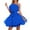 Blue, variant on Riforla Tulle Dress Women off Shoulder Short Puffy Prom Dresses Strapless Mesh Birthday Fairy Dress Ruffle Dresses for Women