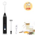 thumbnail image 1 of Milk Frother Rechargeable 3 Speed Egg Beater Beverage Blender for Milk Coffee La, 1 of 5