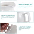 thumbnail image 4 of Gymnture White Ceramic Creamer with Handle Coffee Creamer Pitcher, 4 of 11