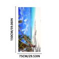 thumbnail image 3 of Summer Savings Clearance! Boovnll Beach Towels, 30x60" High Absorbent Quickly Dry Sand Free Microfiber Lightweight Beach Towel for Beach, Yoga, Gym, Pool, Beach Accessories, Beach Towels Oversized, 3 of 6