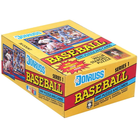 1991 Donruss Baseball Series 1 Wax Box Factory Sealed