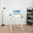 thumbnail image 2 of VIVO White Electric 40" x 24" Sit Stand Desk, Height Adjustable Workstation, 2 of 6
