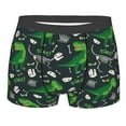 thumbnail image 4 of Goofa Dinosaur and Bone Printed Men's Boxer Briefs Underwear, Moisture-Wicking Underwear, Trunk,Soft and Breathable Cotton Underwear-XX-Large, 4 of 9