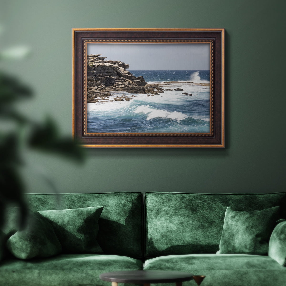Clovelly Bay Premium Framed Canvas- Ready to Hang