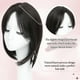 thumbnail image 4 of Topper de pelo Megito de 30 cm con clip sintético para mujer, color negro, 4 of 6