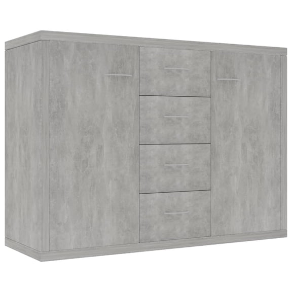 vidaXL Sideboard Cabinet with Drawers Storage Side Cabinet Engineered Wood