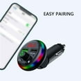 thumbnail image 5 of Bluetooth Transmitter for Car, 7 Color LED Car Adapter with 5V/3.1A USB Charging, Hands-Free Car Kit, Music Streaming, Voice Notification, Compatible with 12V-24V Vehicles, 5 of 9