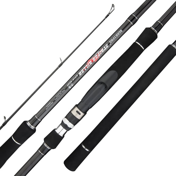 BERRYPRO Light Surf Spinning Rod Striper Fishing Rod Striped Bass Surf Rod 9'-2pc