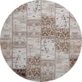 thumbnail image 2 of Addison Rugs Mayfield Washable Transitional Panel Beige Round Rug, 8' x 8', 2 of 5