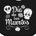 thumbnail image 4 of Inktastic DÃ­a De Los Muertos Sugar Skulls Boys or Girls Baby Bib, 4 of 4
