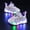 Purple, variant on Girls Light Up Sneakers Non Slip Breathable Toddler Party Shoes for 11.5 Little Kids