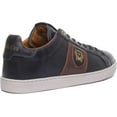 thumbnail image 3 of Pantofola D'oro Sorento Uomo Low Men's Lace Up Leather Sneakers In Blue Size 7, 3 of 6