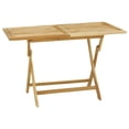 thumbnail image 2 of vidaXL 5 Piece Garden Dining Set Solid Wood Teak, 2 of 5