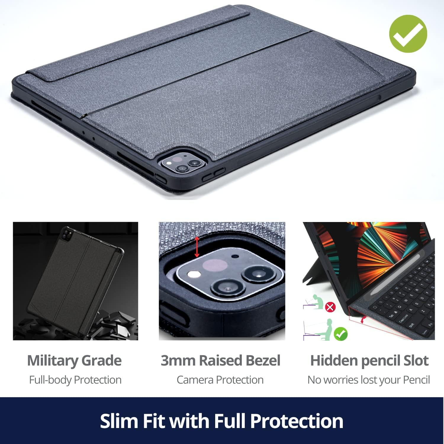 iPad Air 5th Generation Case with Keyboard,iPad Air 4th Generation