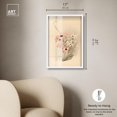 thumbnail image 4 of Velvet Throat Shadowbox Print Botanical Art by Art Remedy, White Frame, 16 x 24, 4 of 6