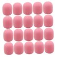thumbnail image 5 of GOOHOCHY  20 Pcs Microphone Cover Color Gray Lapel Sponge Covers Pink, 5 of 8
