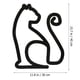 thumbnail image 2 of Metal Cat Wall Decor Iron Cat Wall Art Decor Living Room Wall Hanging Adornment, 2 of 2