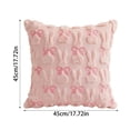 thumbnail image 2 of KUNPENG Easter Eggs & Lights Embroidered Pillow Cover 18x18, Spring Colorful Bulb Decorative Throw Pillow Case, Premium Rabbit Holiday Accent Cushion Cover for Sofa & Home (White), 2 of 2