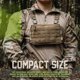 thumbnail image 2 of Multifunction Tactical Vest Chest Bag Oxford Fabric Outdoor Hunting Molle Survival Bag - Green, 2 of 5