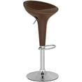 thumbnail image 3 of Safavieh Tabouret de Bar en Acier Chromé de 23.2"-31.7" en Brun, 3 of 5