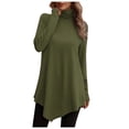 thumbnail image 1 of Hiiyo T-Shirt Surdimensionné pour Femmes Manches Longues Col Rond, Tailles P-TTTG, 1 of 3