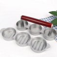 thumbnail image 4 of 2x Mini Hamburger Presses Nonstick 3 Slot Small Burger Patties Press Triple Beef Burger Maker Mold Banmo, 4 of 5