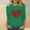 Green, variant on VgaVtl 3/4 Sleeve T-Shirt Women Green Ladies Plus Size Tops Love Print Casual Relaxed Fit Romantic Funny Fashion Tops,XXL