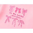 thumbnail image 4 of Serdomi Sweatshirts for Little Girls -Soft Long Sleeve Pullover Shirt Stylish Pink Bow Hoodie Size 7/8, 4 of 7