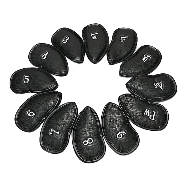 12 fundas protectoras para palos de golf, de entrenamiento, protector para palos de golf, para viajes y almacenamiento en estudio.