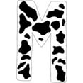 thumbnail image 4 of 10 inch Cow  Animal Print Letter Decals Stickers from A to Z, 4 of 25